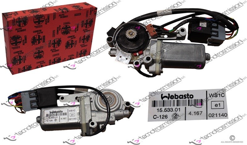 Motorino Elettrico Tetto Apribile Alfa Romeo GTV