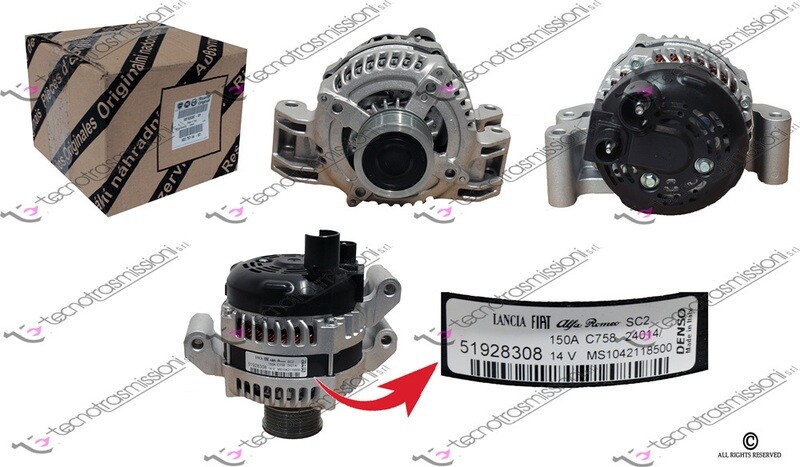 Alternatore Alfa Romeo Giulietta 1.8 TB