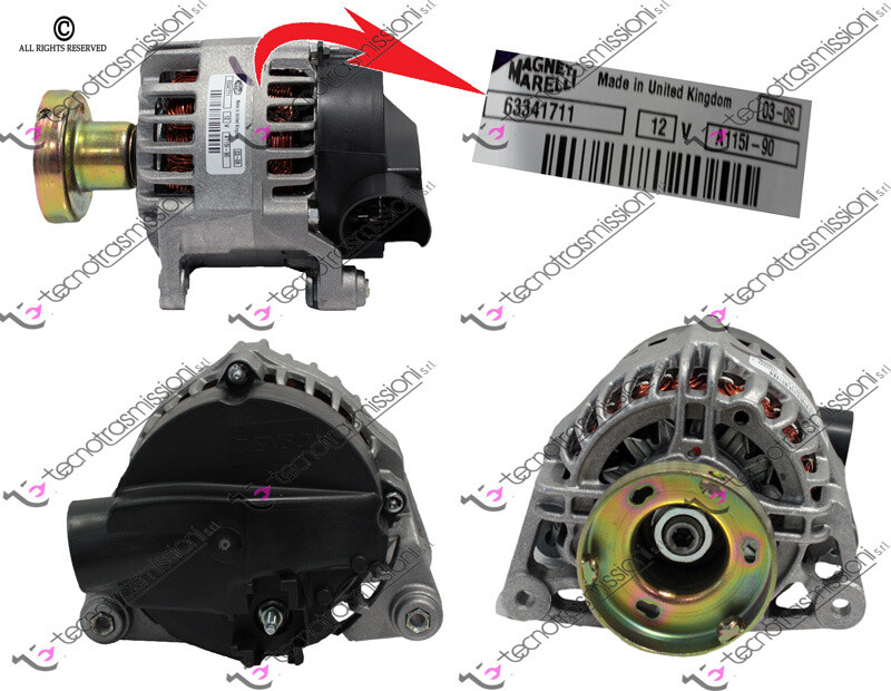 Alternatore Magneti Marelli  Ford Fiesta 1.8 TD