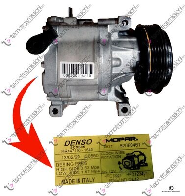 Compressore A/C Denso SCSB06 SKU 52060461