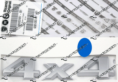 SIGLA MODELLO JEEP RENEGADE 4X4 52031697