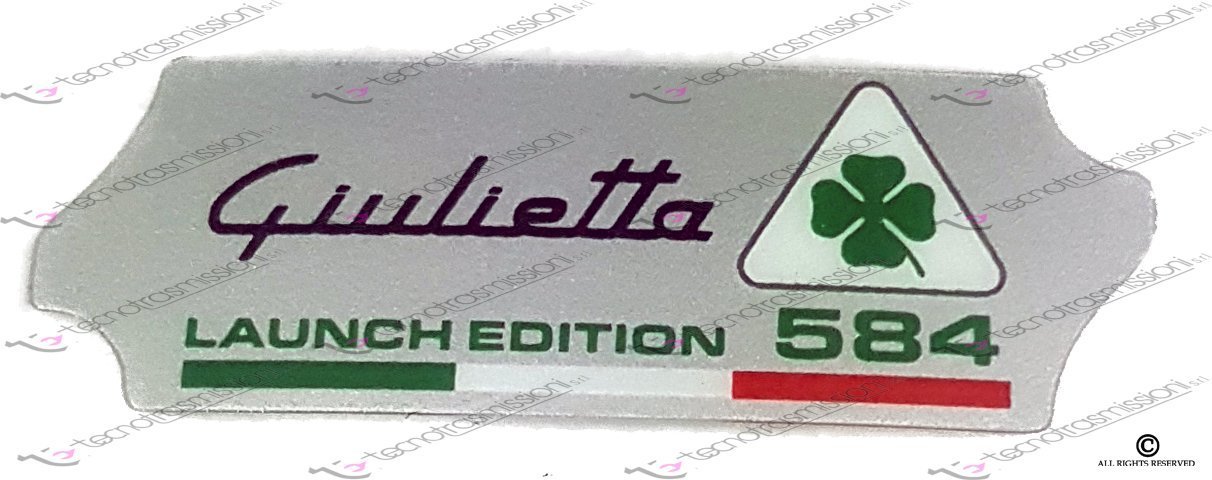 TARGHETTA ALFA ROMEO GIULIETTA LAUNCH EDITION  71777015