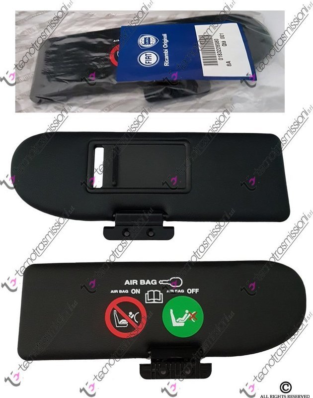 ALETTA RIPARO SOLE FIAT BARCHETTA 1.8 16V LATO DESTRO 183228580