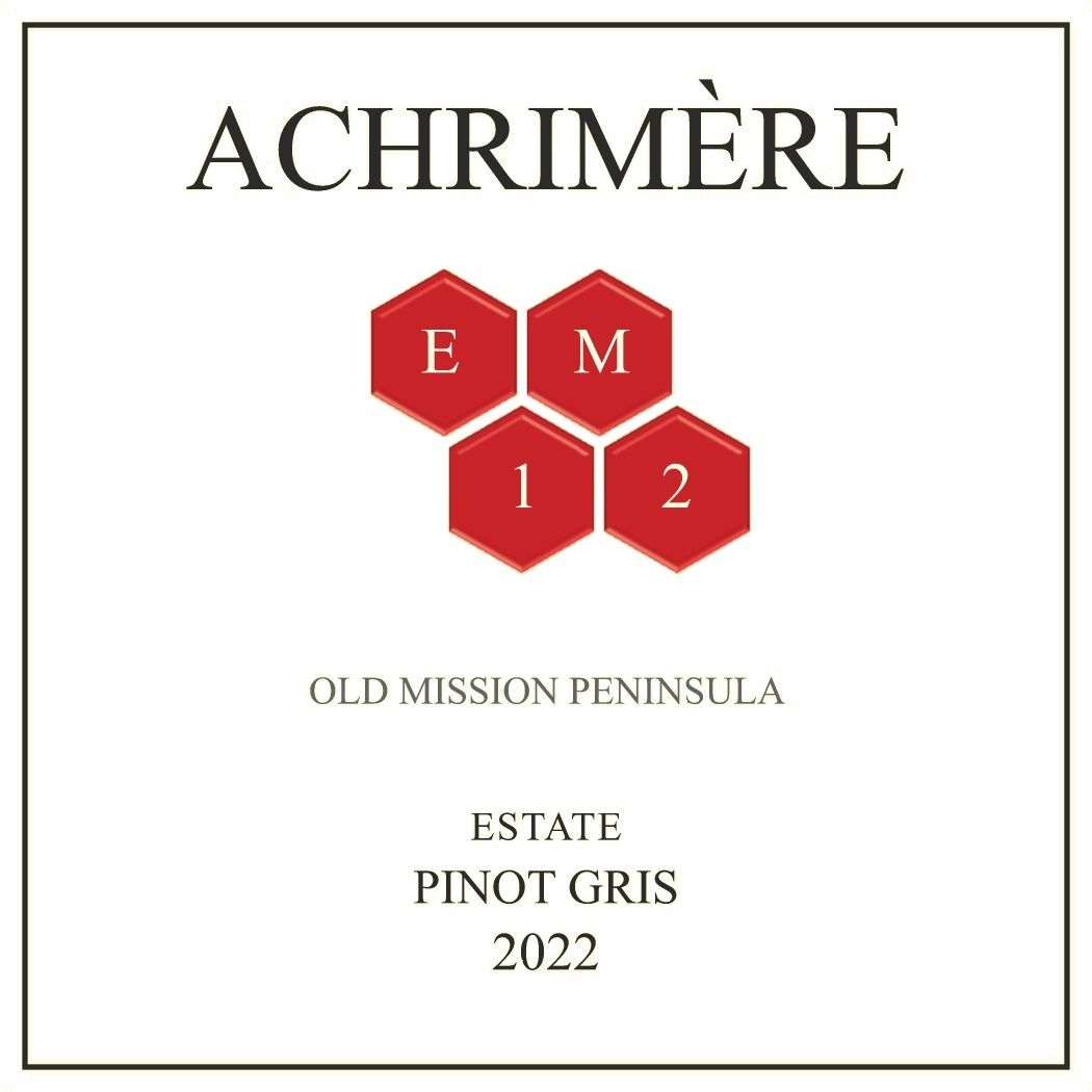Achrimère EM12 Estate Pinot Gris