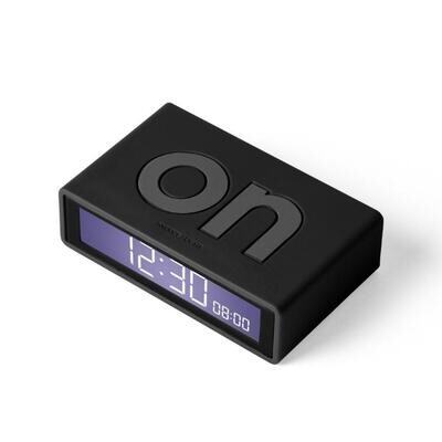 Lexon Flip Travel Clock Black