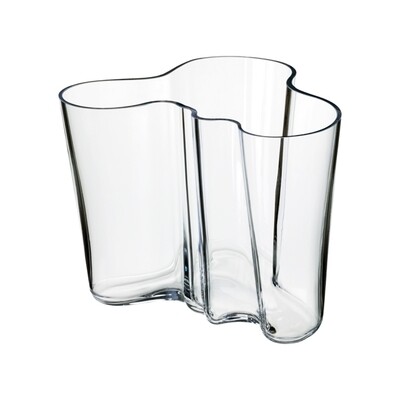 iittala Aalto Vase Clear 9.5