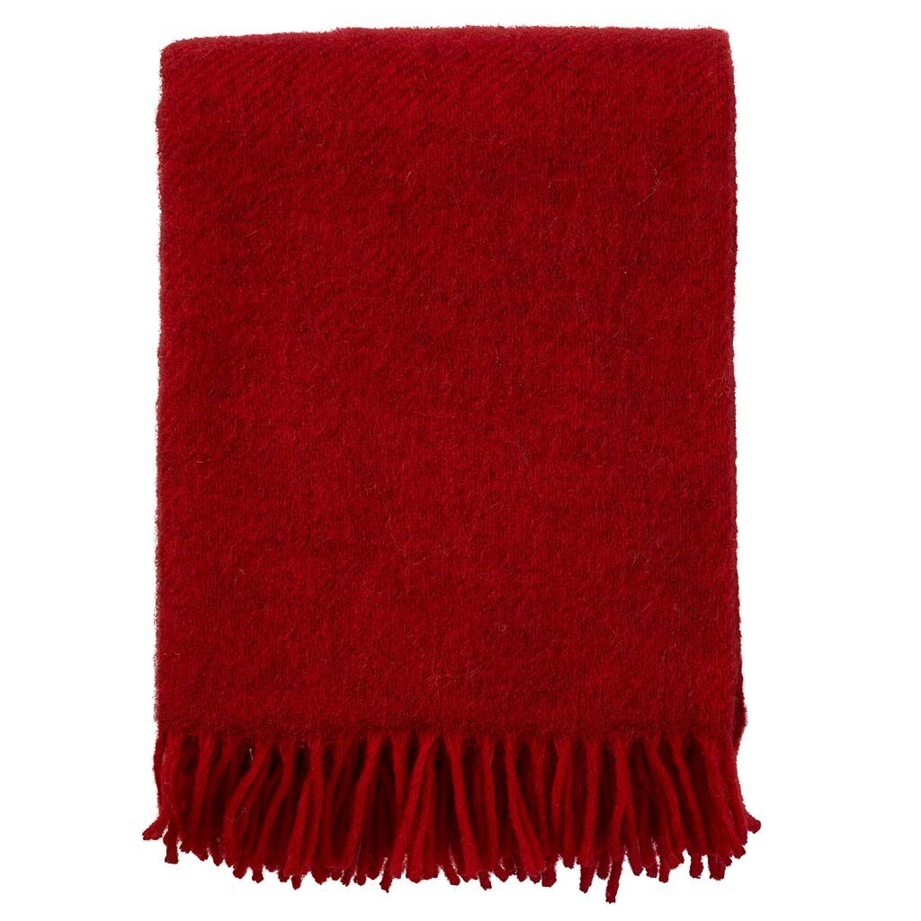 Wool Throw Gothland Red