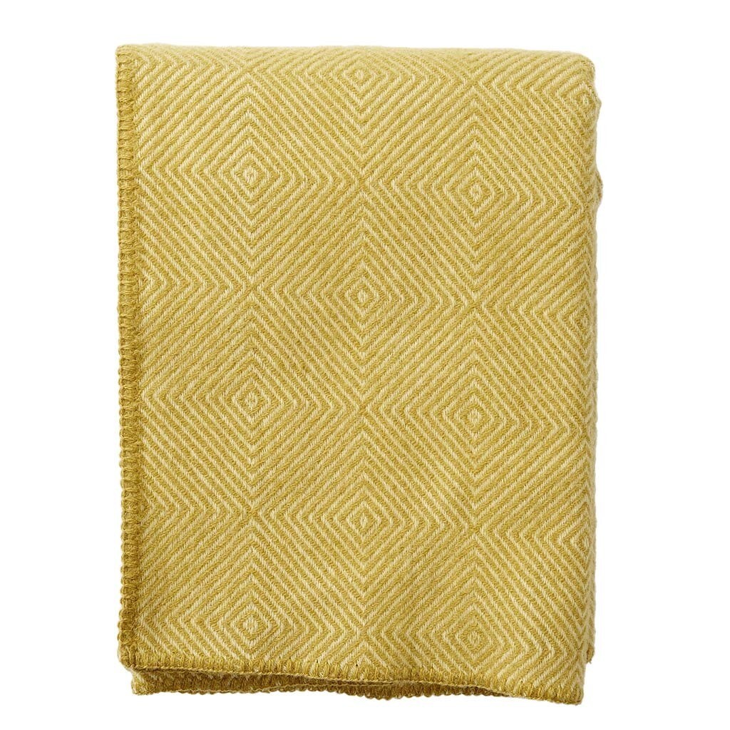 Wool Throw Nova Yellow