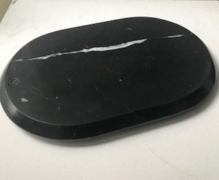 Menu Chamfer Black Marble Serving Board Large