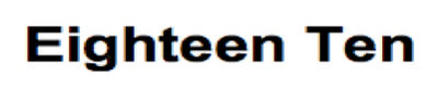 Eighteen Ten