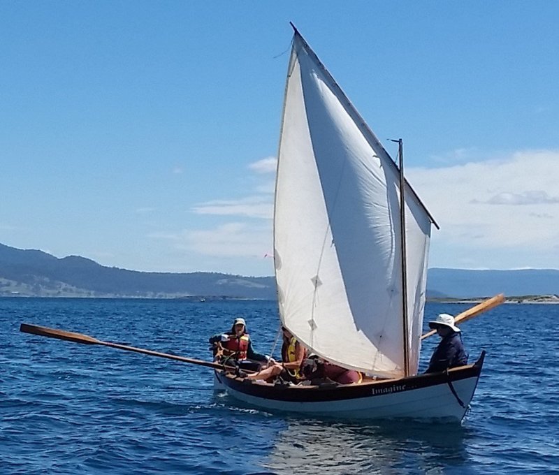 RR25 Return Raid - on LBT St Ayles skiff (sailing and rowing)