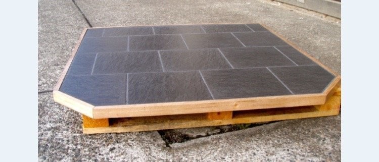 Grey Tile Hearth