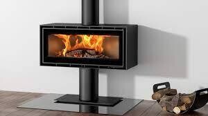 ADF LINEA 100 P FREESTANDING FIREPLACE