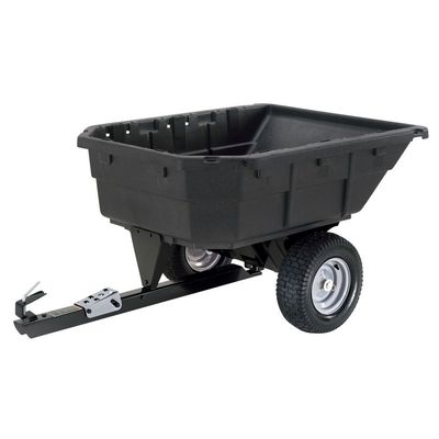 TRAILER POLY SWIVEL DUMP CART 12.5 cu. ft. LEVEL CAPACITY / 15 cu. ft HEAPED CAPACITY TRAILER POLY SWIVEL DUMP CART 12.5 cu. ft. LEVEL CAPACITY / 15 cu. ft HEAPED CAPACITY