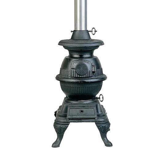 PITTSBURGH MKII cast-iron potbelly wood fire