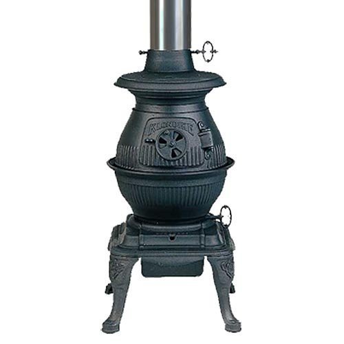 KLONDIKE cast-iron potbelly wood fire