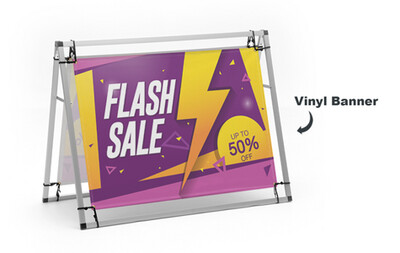 A Frame Banner Displays