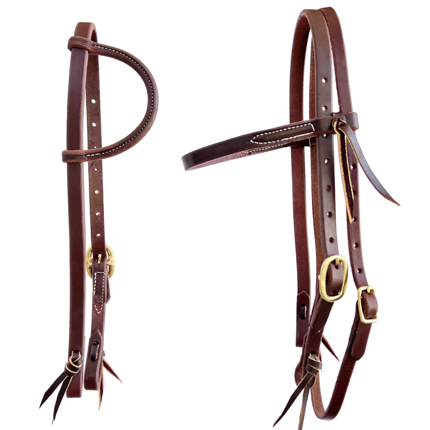 Shorter Headstall for: Hackamore&#39;s, Combo&#39;s, &amp; Longer Purchased Cheeks