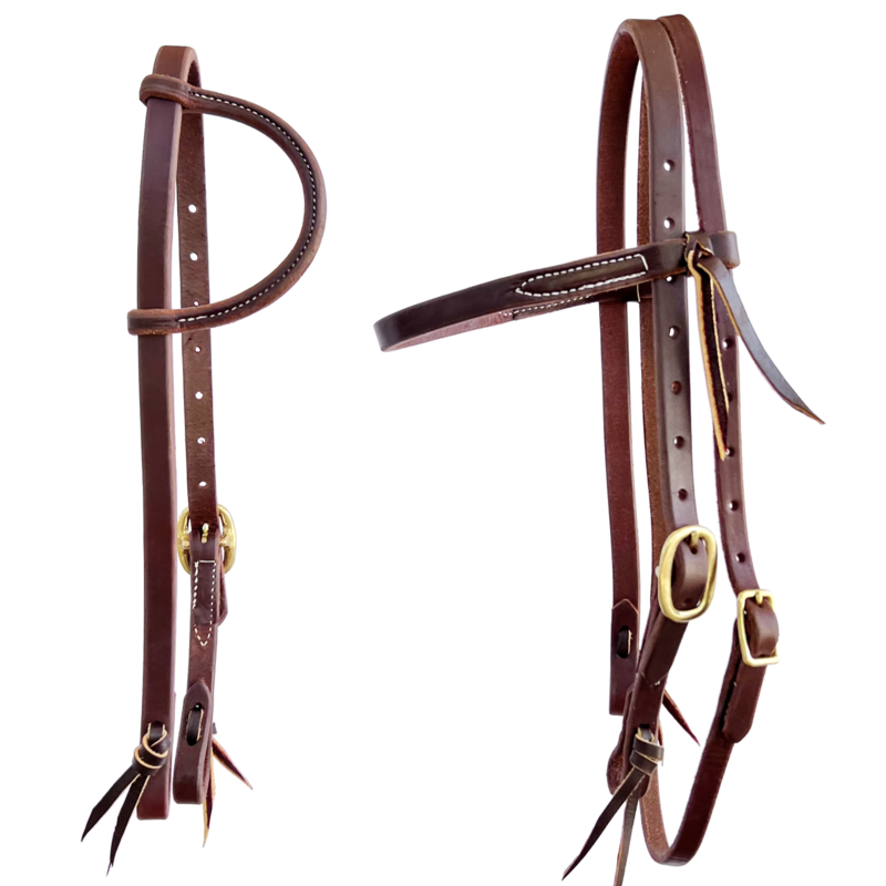 Shorter Headstall for: Hackamore&#39;s, Combo&#39;s, &amp; Longer Purchased Cheeks