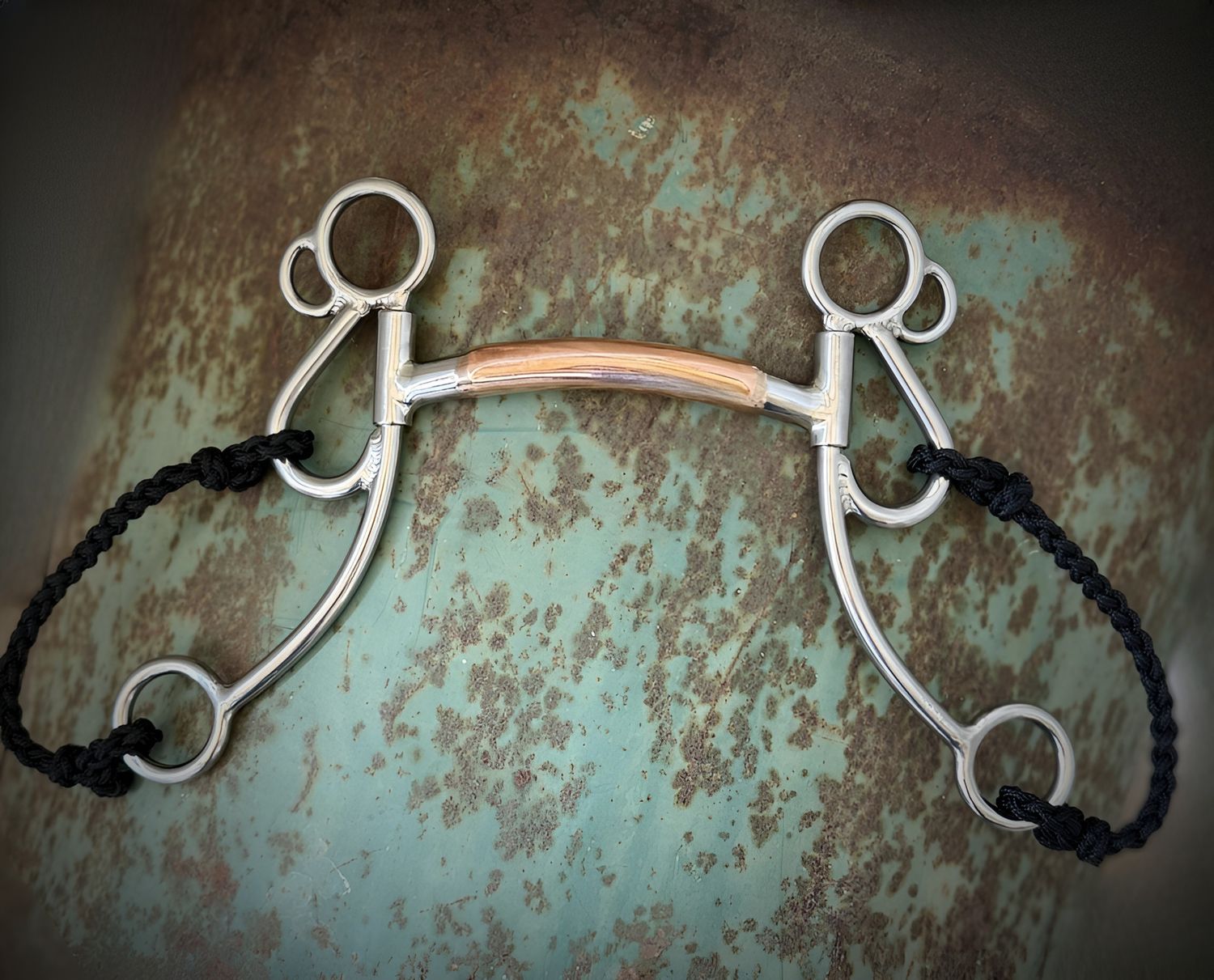 Custom with Arched Sweet Iron &amp; Copper Mullen &amp; Bit Connectors