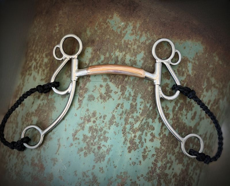 Custom with Arched Sweet Iron &amp; Copper Mullen &amp; Bit Connectors