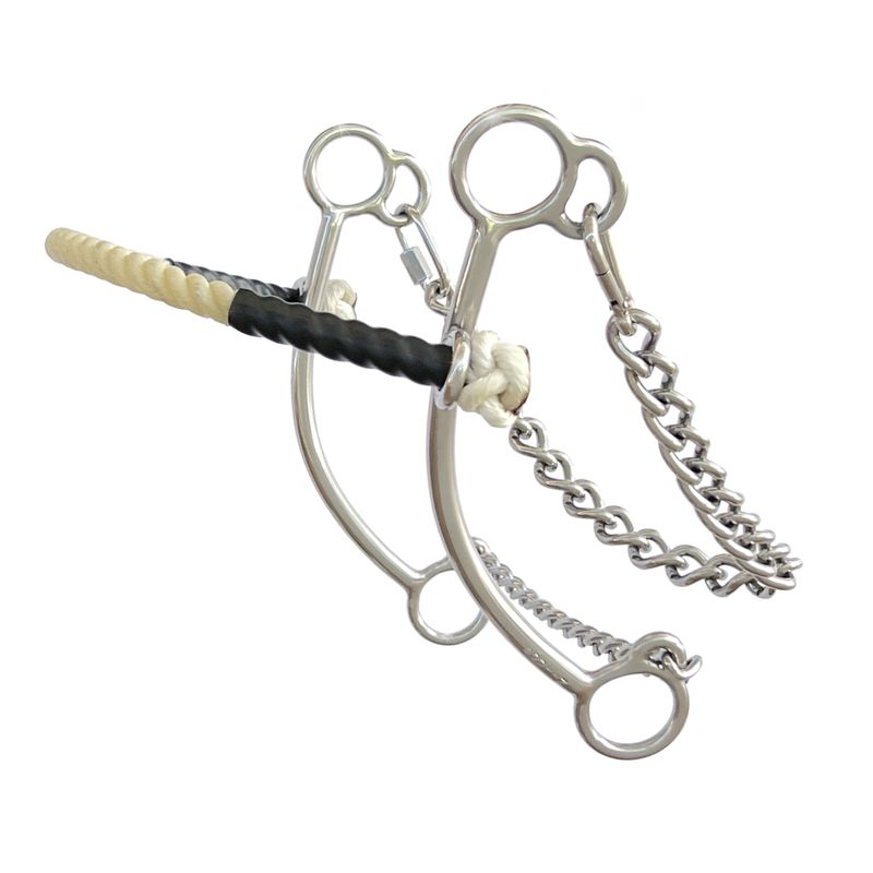 7 1/2" Rope Nose Hackamore