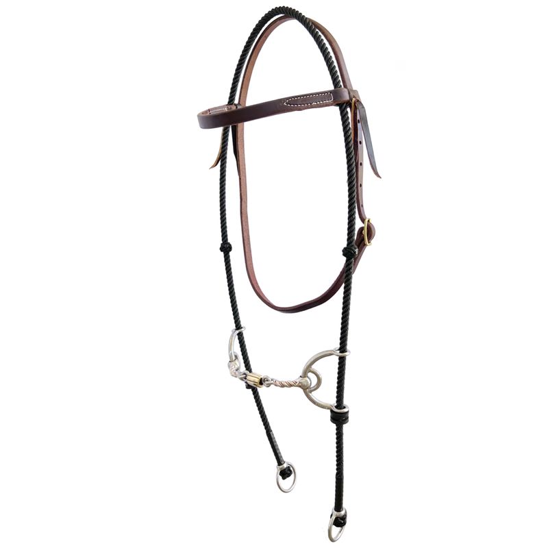 Half Ring Rope Draw Gag