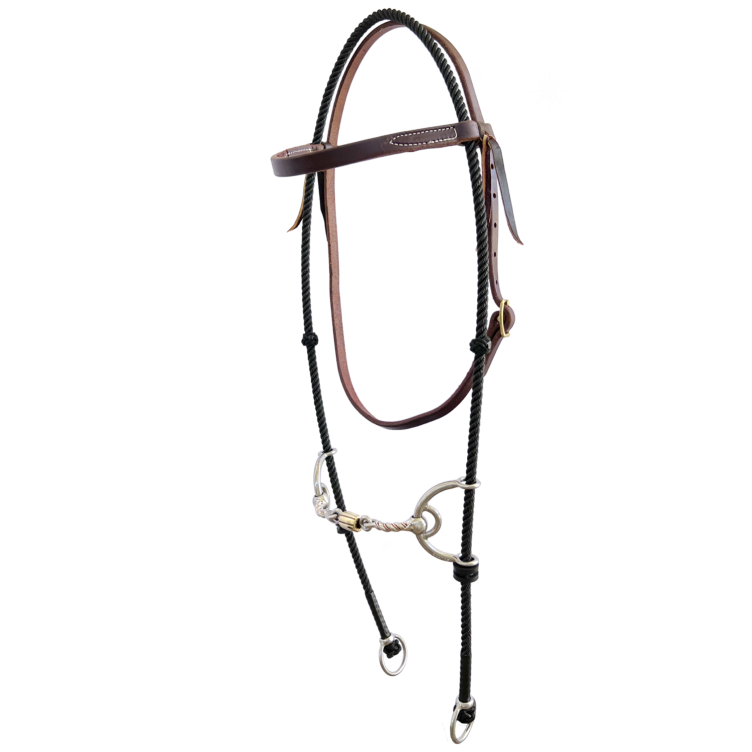 Half Ring Rope Draw Gag