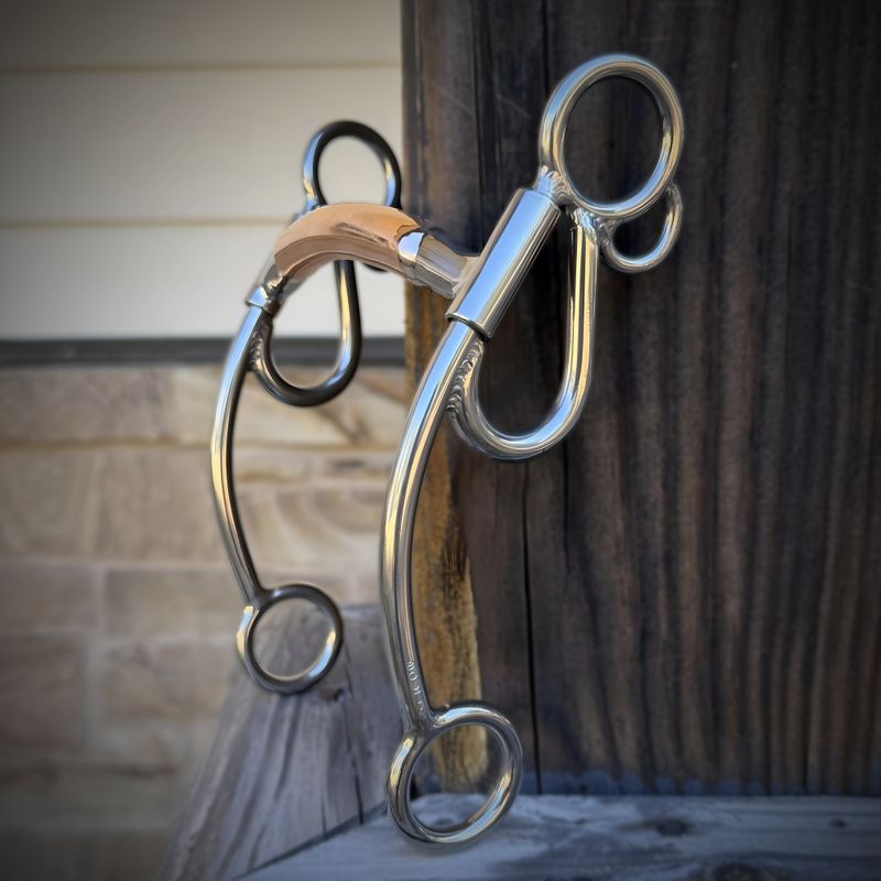 Custom with Arched Sweet Iron &amp; Copper Mullen &amp; Bit Connectors