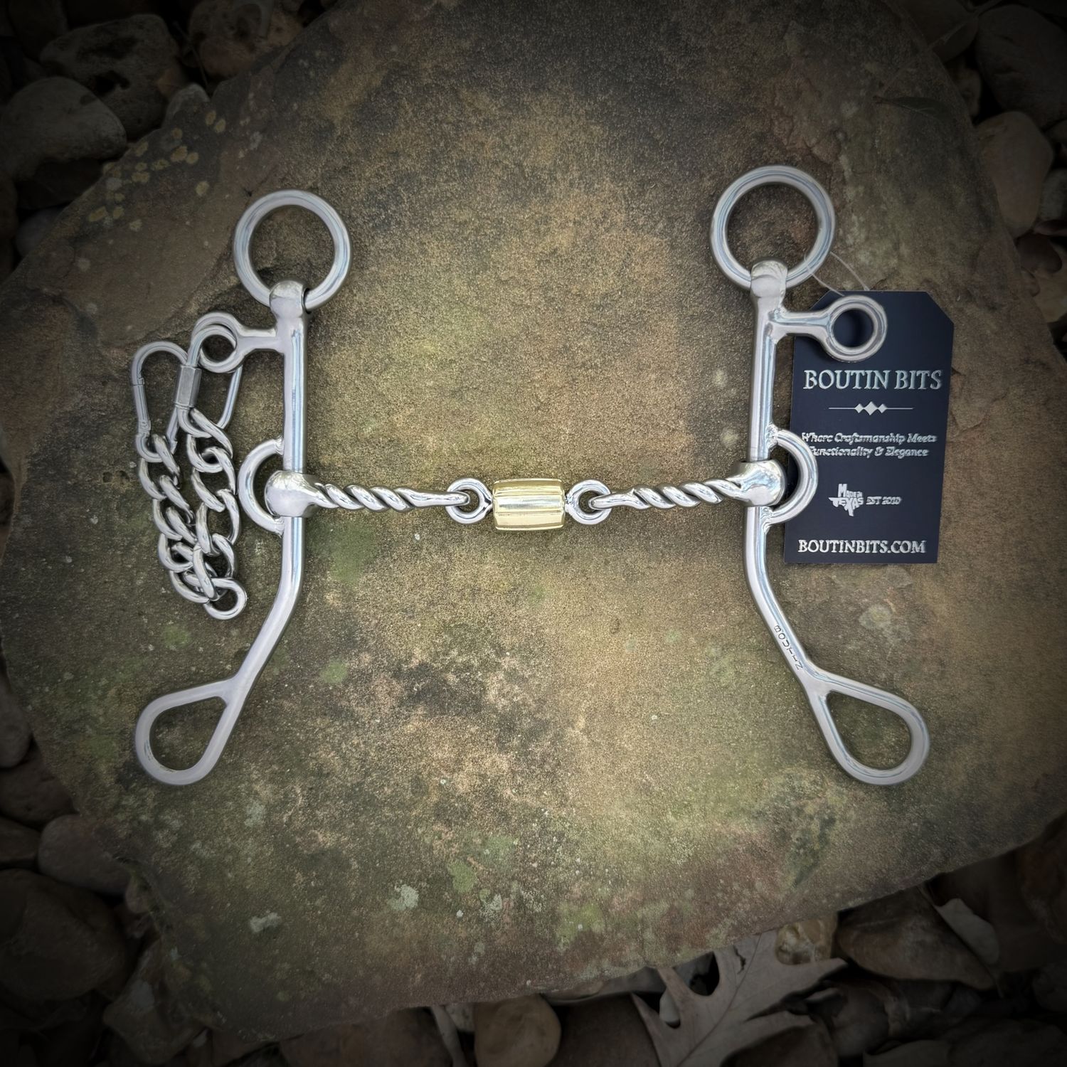 MS-03 8" Medium Twisted Dog Bone with Cricket
