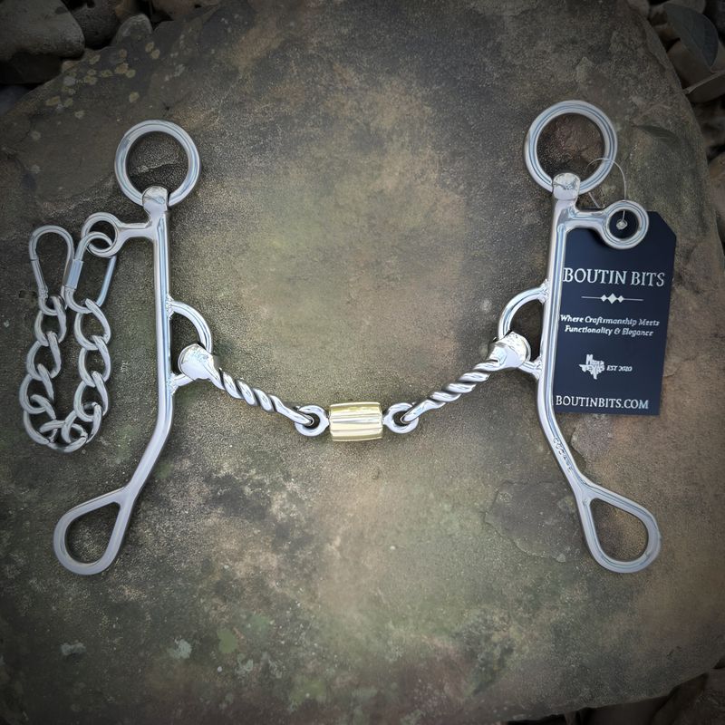 MS-01 8" Medium Twisted Dog Bone with Cricket