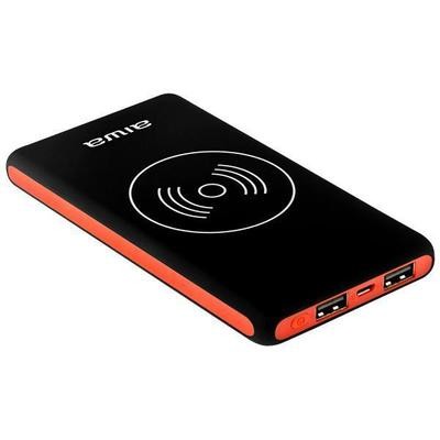 Carregador Portátil Aiwa AW-PBF168W de 10.000 mAh com Função Wireless - Preto/Vermelho