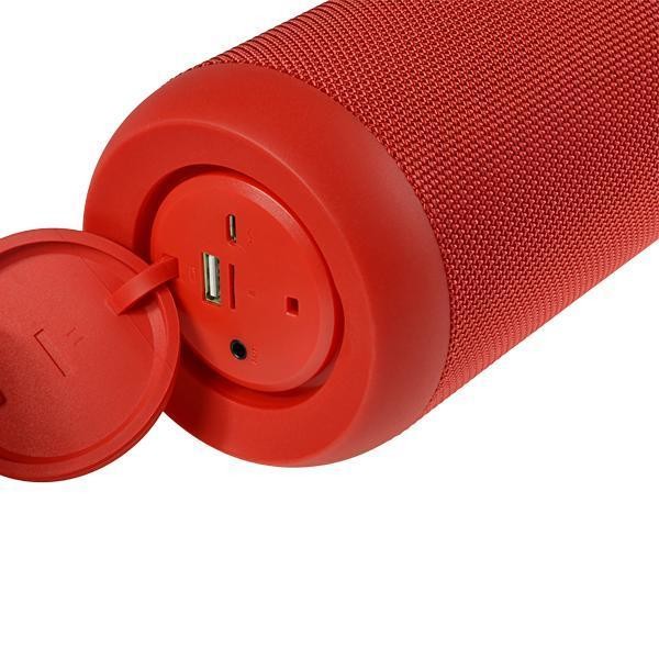Speaker Aiwa AW-Q680R com Bluetooth/USB/FM Bateria 2.200 mAh - Vermelho