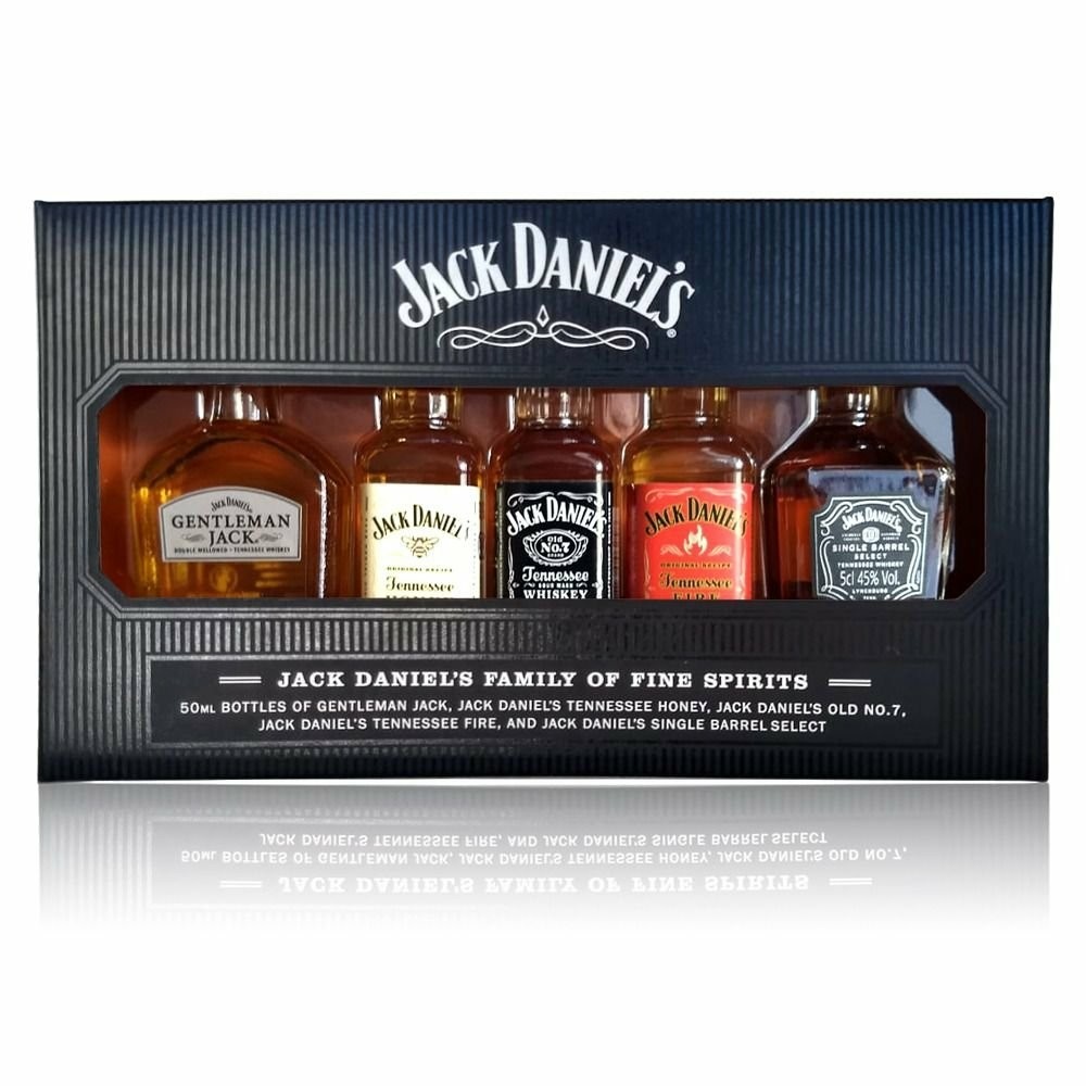 Jack Daniels miniaturas family 5x50ml