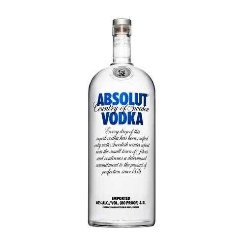 Vodka Blue Absolut 4,5L