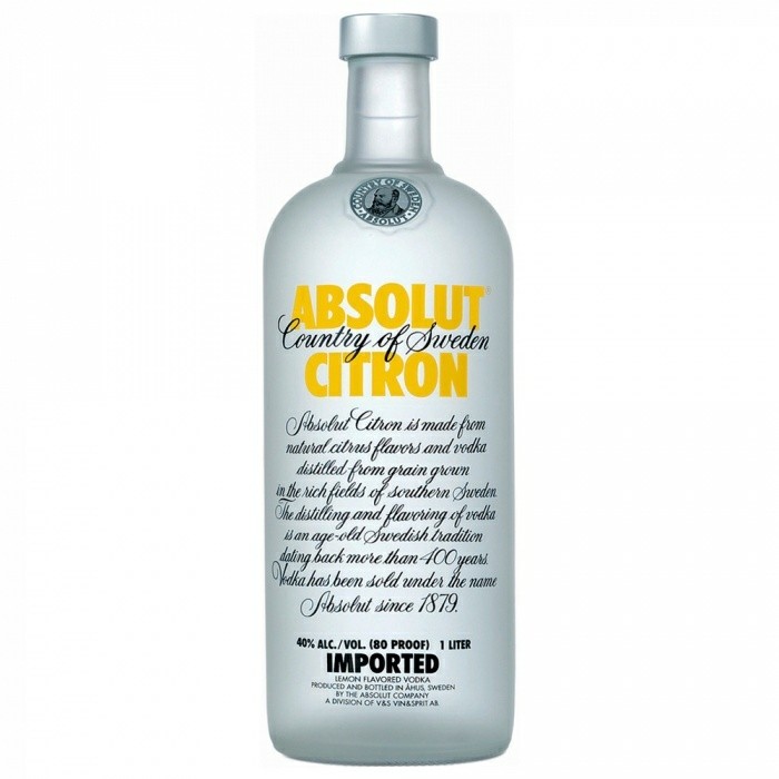 Vodka Citron Absolut 1L