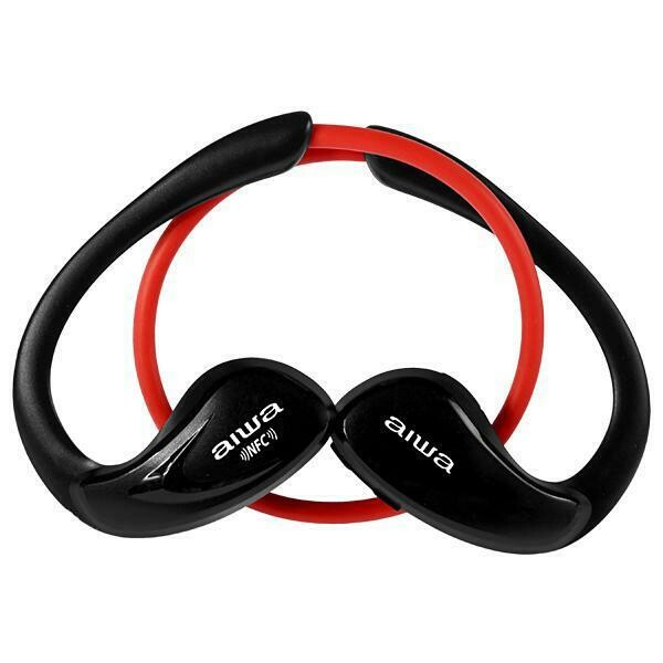 Fone de Ouvido Sem Fio Aiwa AW-902R - Com Microfone - Bluetooth - Vermelho