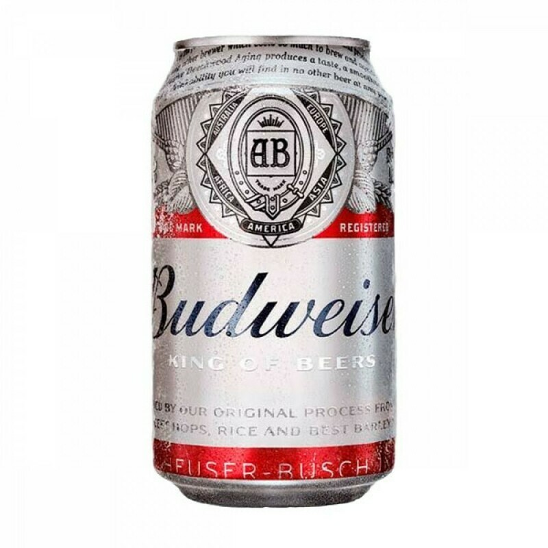 Cerveja budweiser lata 355ml