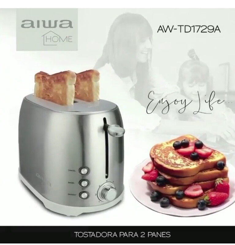 Torradeira Aiwa 2 paes AW-TD1729A