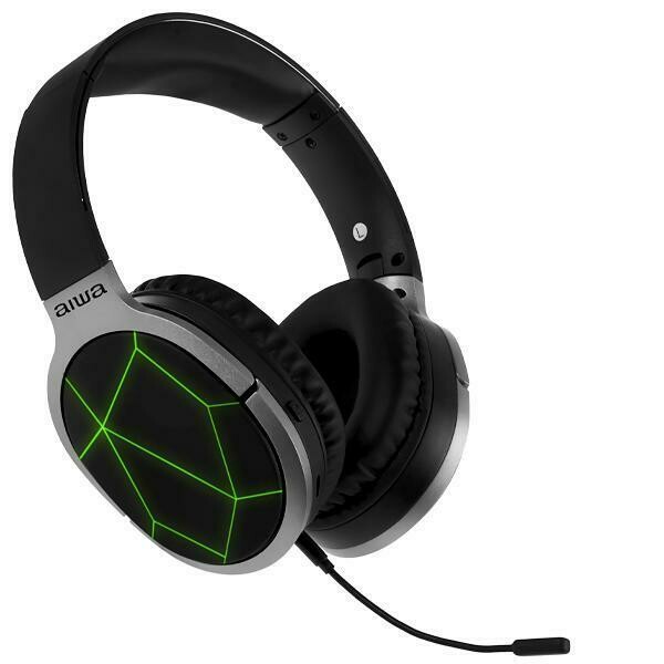 Headset Sem Fio Aiwa AW799BT com Bluetooth e Microfone Removível - Preto