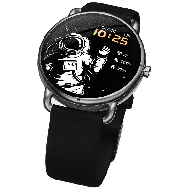 Smartwatch Aiwa Pro AWSR10M com Bluetooth - Preto / Prata