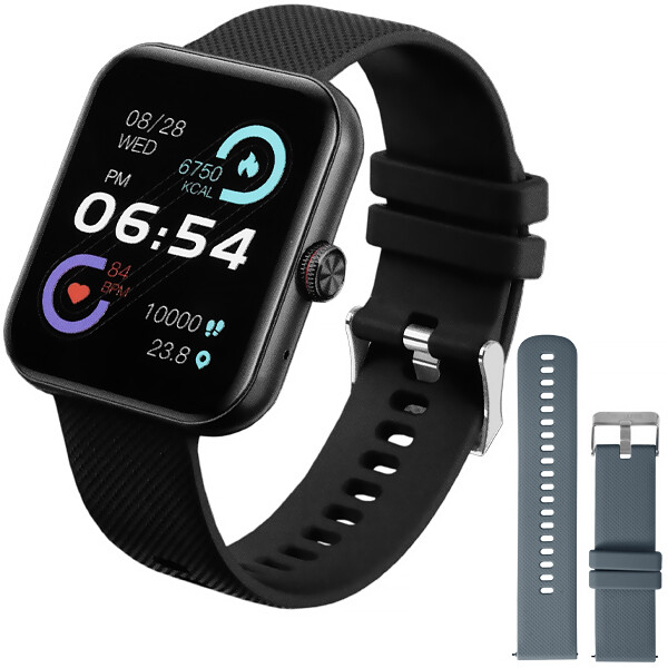 Smartwatch Aiwa Sport AWSF6N com Bluetooth - Preto