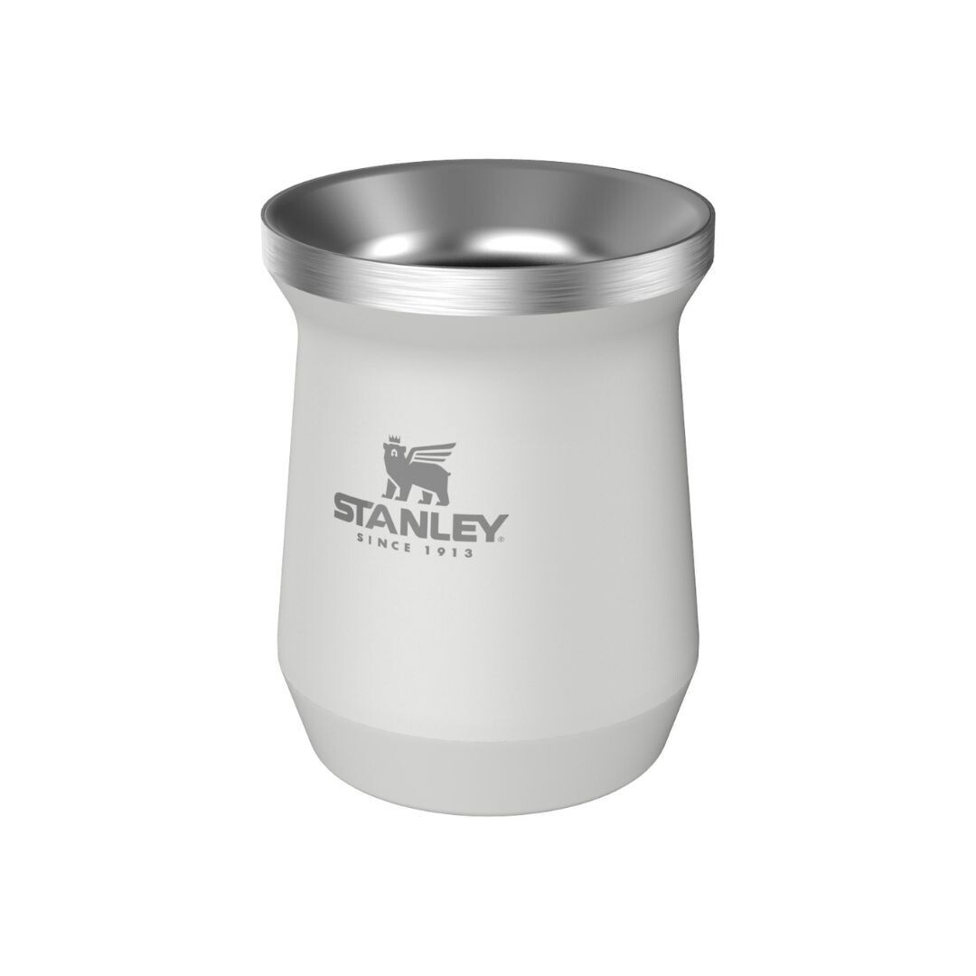 Cuia Stanley Classic Mate  (236mL) Branca Polar  Hammertone