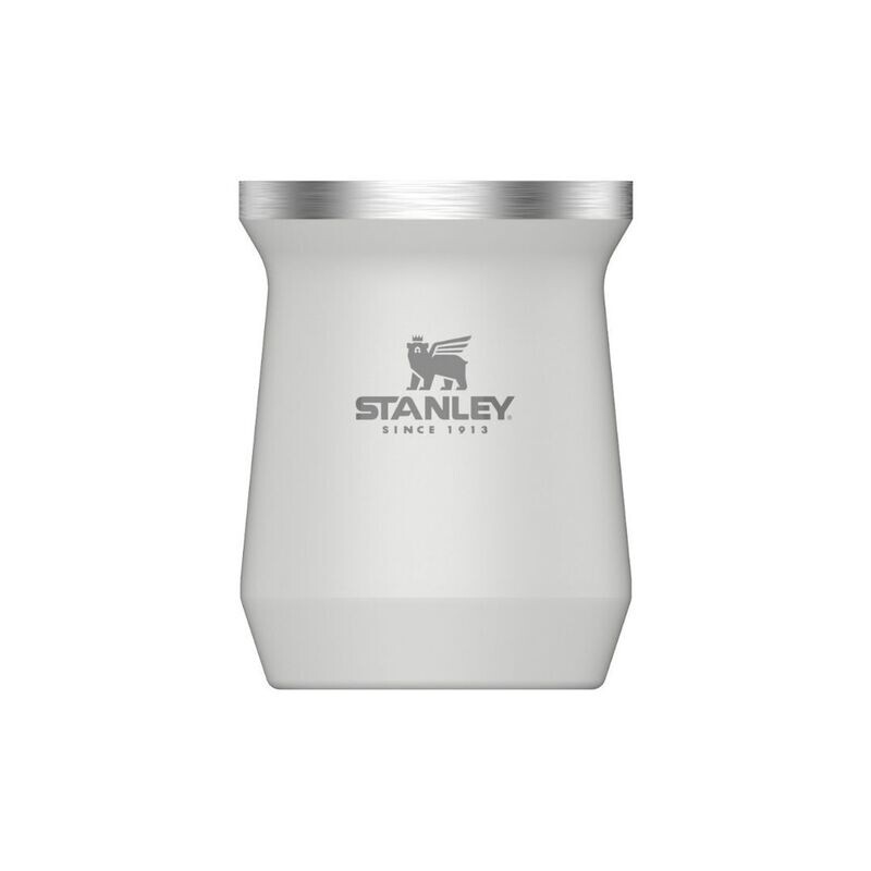 Cuia Stanley Classic Mate  (236mL) Branca Polar  Hammertone