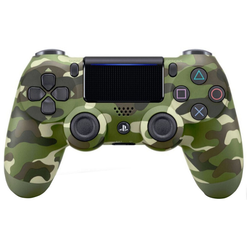 Controle Sony Sem Fio Dualshock PS4 Camuflado Verde