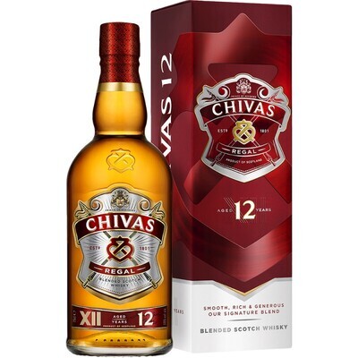 Whisky 12 Anos Chivas Regal 1L
