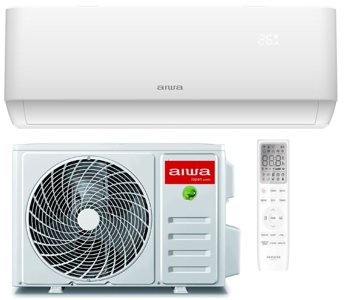 Ar condicionado Aiwa 12000 BTUs inverter  quente e frio 220/60HZ