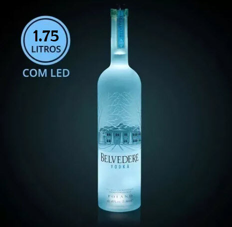 Vodka Belvedere com luz led 1.75 litros