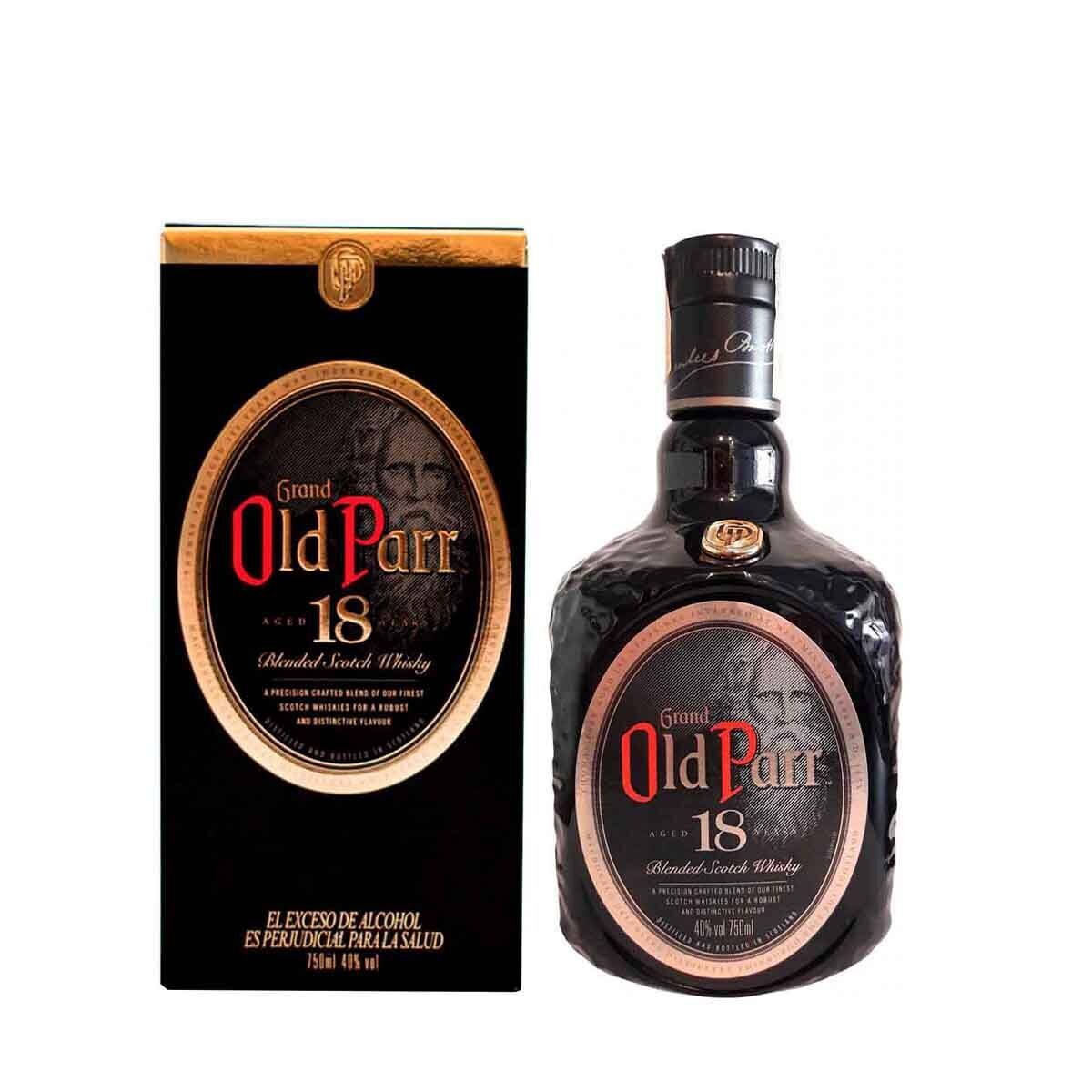 Whisky Old Parr 18 Anos
Escocia 0.75 Lts