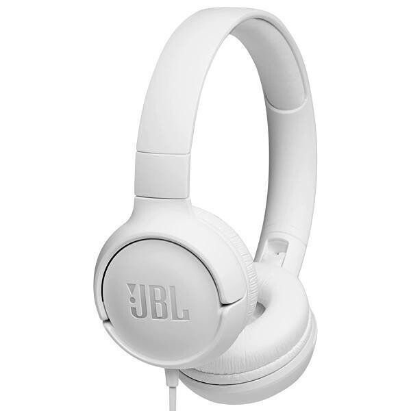 Fone  JBL TUNE500 com Microfone  e fio de 1.18 Metros - Branco